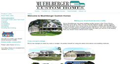 Desktop Screenshot of muehlbergercustomhomes.com